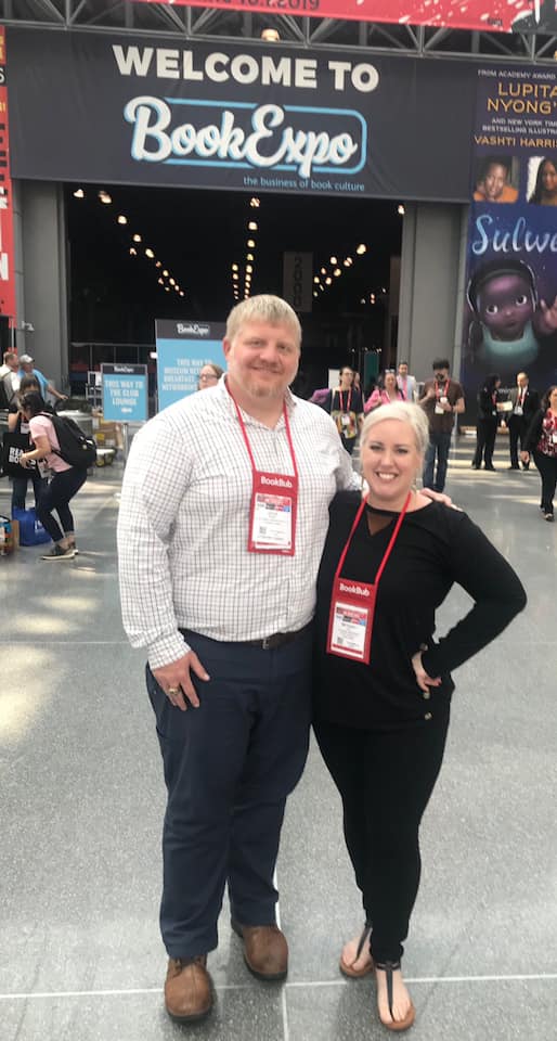 Cyle and Bethany at BookExpo 2019